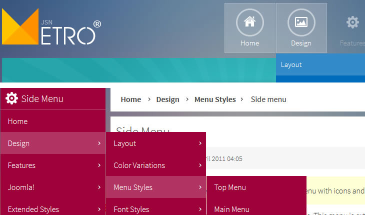 Menu Styles
